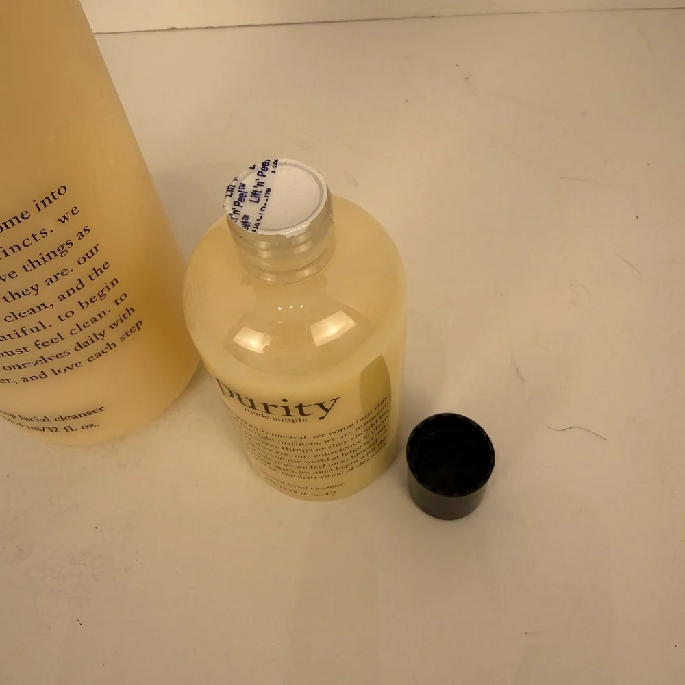 PHILOSOPHY Purity One-Step Facial Cleanser with Pump (947 ml/ 32 fl.oz) And 8 oz - Picture 7 of 7